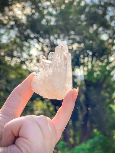 Light-Filled Clear Quartz Cluster
